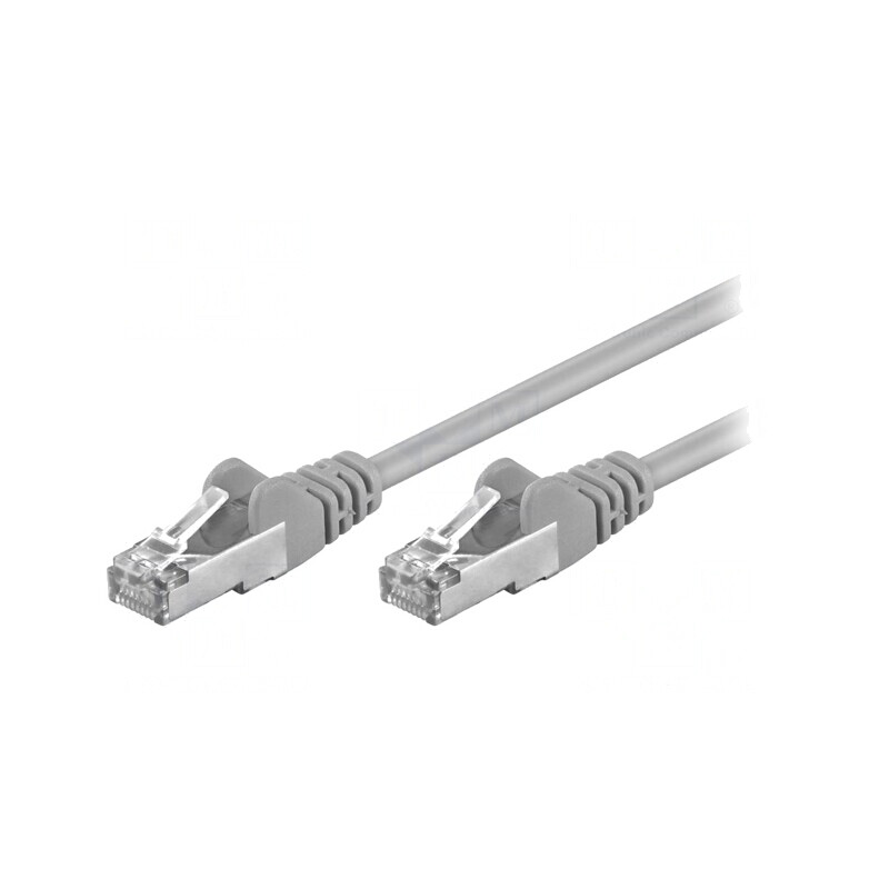 Patch Cord F/UTP Cat 5e 7.5m Gri Ecranat | Electronic-mag.ro | Componente Electronice