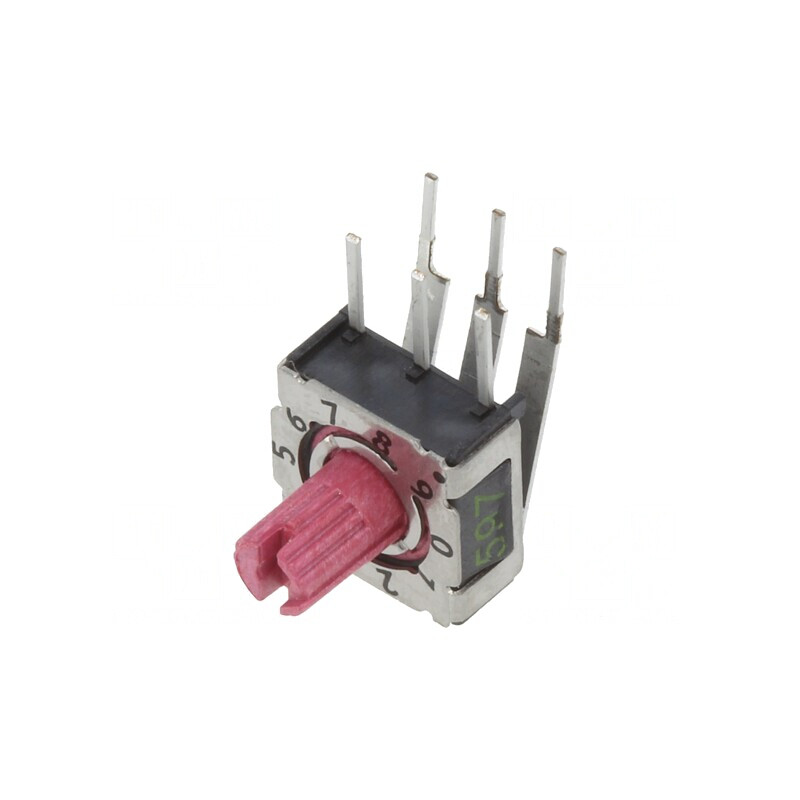 Întrerupător codificare DEC/BCD 10 poziții THT 80mΩ | Electronic-mag.ro | Componente Electronice