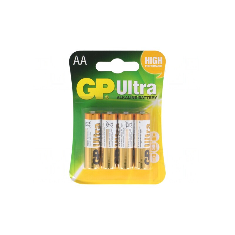 Baterii AA Alcaline 1.5V Nereîncărcabile 4 Buc. | Electronic-mag.ro | Componente Electronice