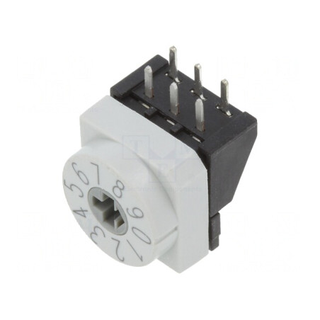 Întrerupător codificare DEC/BCD THT 10 poziții | Electronic-mag.ro | Componente Electronice