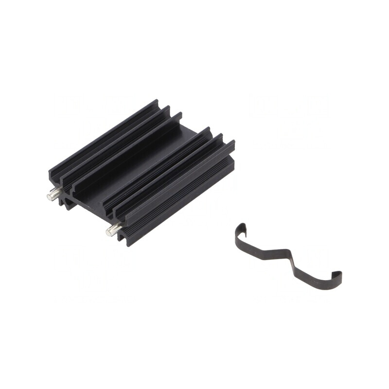 Radiator Extrudat Negru 50mm TO202/TO218/TO220/TOP3 | Electronic-mag.ro | Componente Electronice