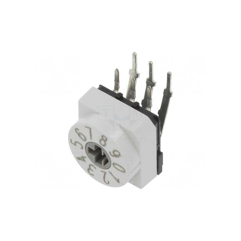 Întrerupător codificare DEC/BCD 10 poziții THT 80mΩ | Electronic-mag.ro | Componente Electronice