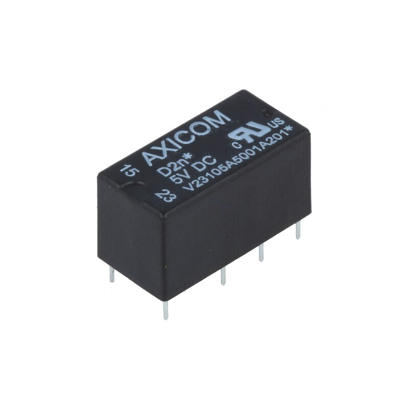 Releu Electromagnetic DPDT 5VDC 3A PCB | Electronic-mag.ro | Componente Electronice