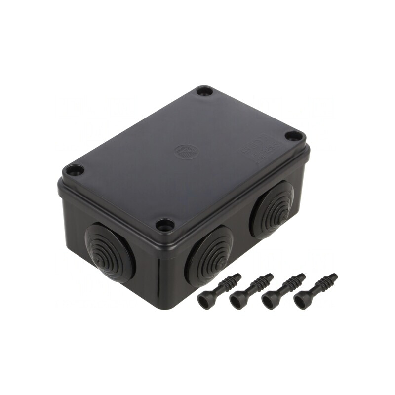Cutie de Conexiuni IP65 Neagră 80x120x50 mm | Electronic-mag.ro | Componente Electronice Cutie de Conexiuni IP65 Neagră 80x120x50 mm | Electronic-mag.ro | Componente Electronice
