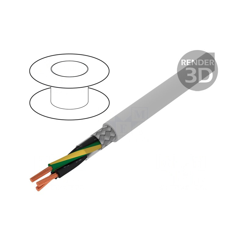 Cablu ÖLFLEX CLASSIC 115 CY 3x1.5mm² PVC Gri 300V/500V | Electronic-mag.ro | Componente Electronice