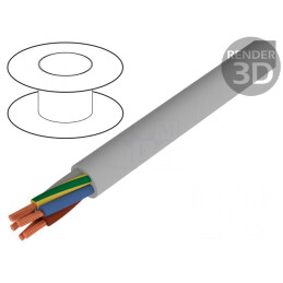Cablu Electrice JB-500 12G 0.5mm2 Gri | Electronic-mag.ro | Componente Electronice