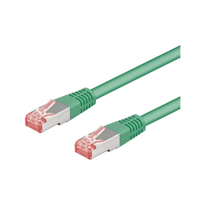 Patch Cord S/FTP Cat6 Verde 3m LSZH | Electronic-mag.ro | Componente Electronice