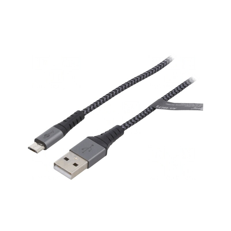 Cablu USB 2.0 USB A la Micro USB 0.5m 480Mbps | Electronic-mag.ro | Componente Electronice