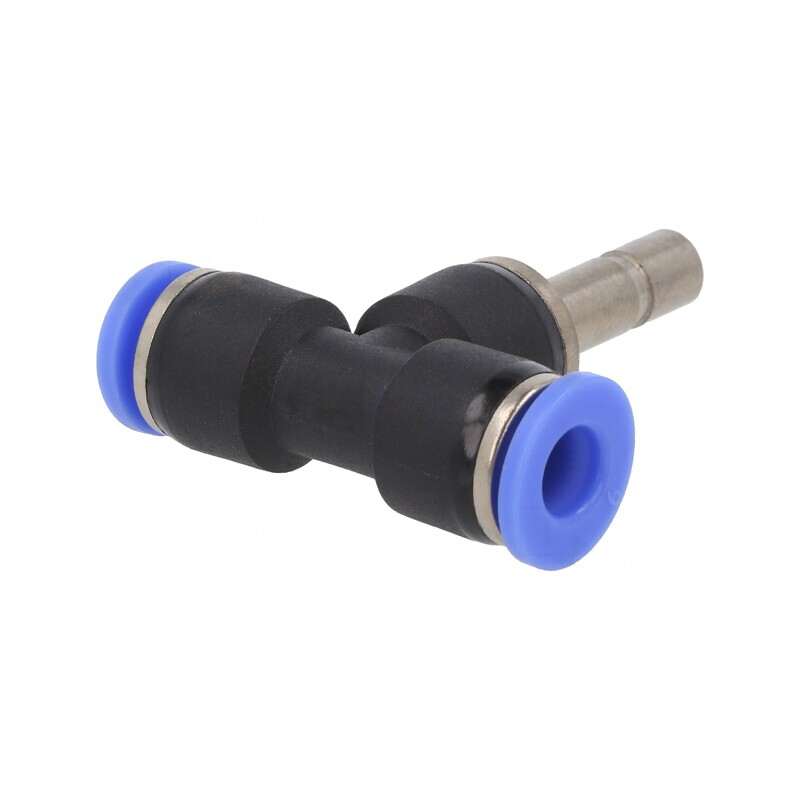 Racord push-in T 6mm BLUELINE | Electronic-mag.ro | Componente Electronice