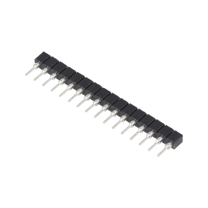 Soclu SIP16 THT 2,54mm Placare Aurită | Electronic-mag.ro | Componente Electronice