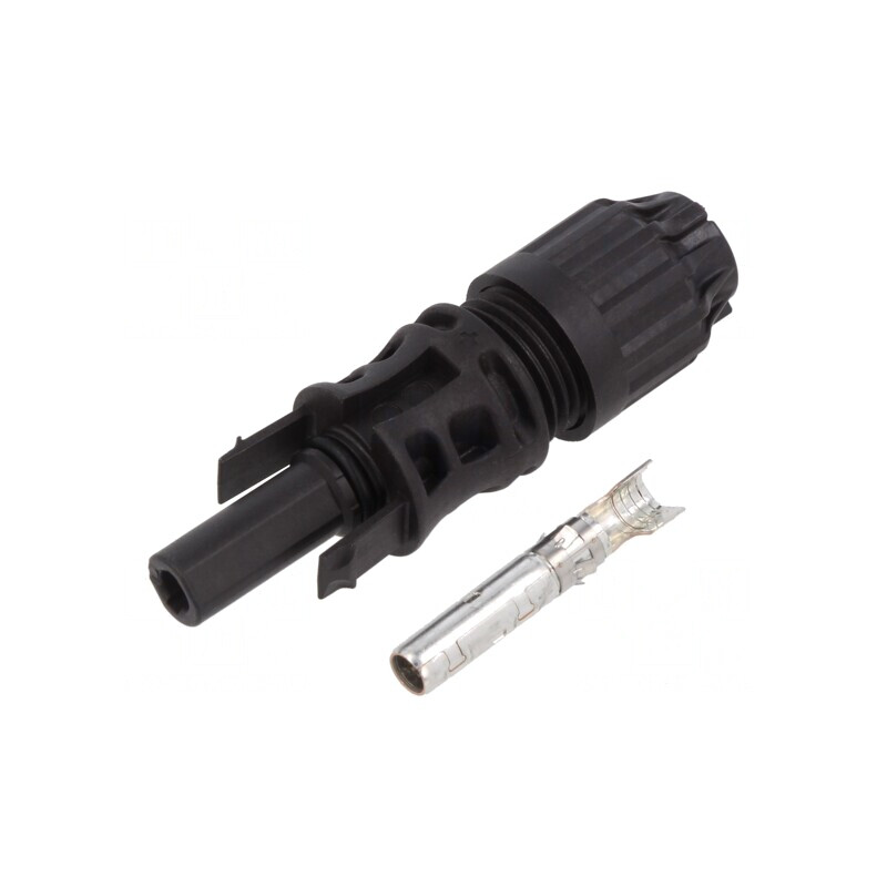 Conector Solar Mamă Drept 4-6mm2 Crimpat MC4 Evo Stor Mufă | Electronic-mag.ro | Componente Electronice