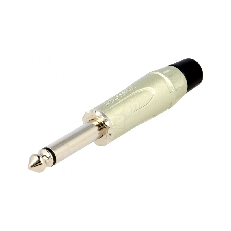 Mufă Jack 6,3mm Mono Gri | Electronic-mag.ro | Componente Electronice