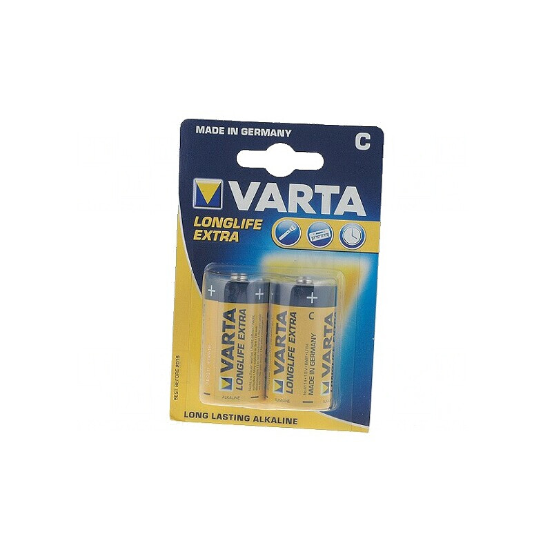 Baterii alcaline 1.5V C nereîncărcabile 2 buc LONGLIFE | Electronic-mag.ro | Componente Electronice