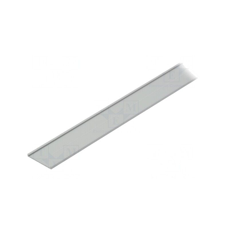 Carcasă de Protecție Argintie Aluminiu Anodat 1m | Electronic-mag.ro | Componente Electronice