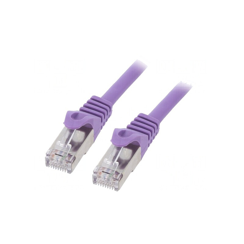 Patch cord violet F/UTP Cat6 5m RJ45 | Electronic-mag.ro | Componente Electronice