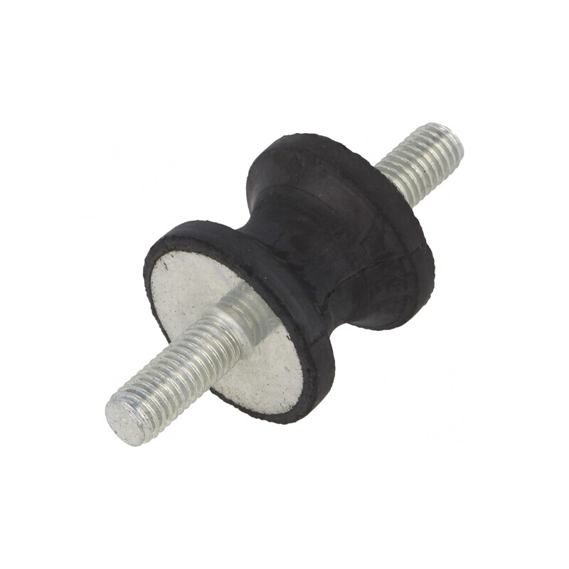 Atenuator de Vibrații M8 30mm Guma 25mm 436N 70N/mm | Electronic-mag.ro | Componente Electronice