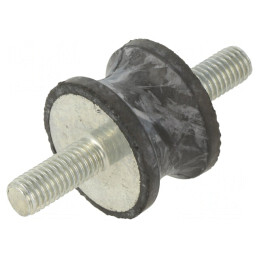 Atenuator de vibrații M8 30mm Guma 20mm | Electronic-mag.ro | Componente Electronice