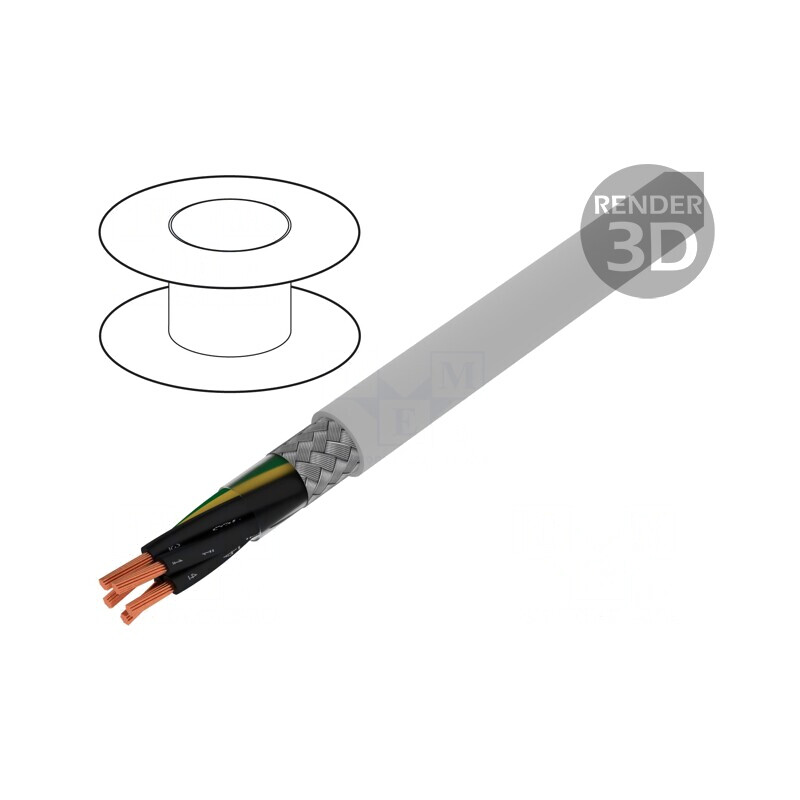 Cablu ÖLFLEX CLASSIC 115 CY 5G 0.75mm2 PVC Gri 300V 500V | Electronic-mag.ro | Componente Electronice