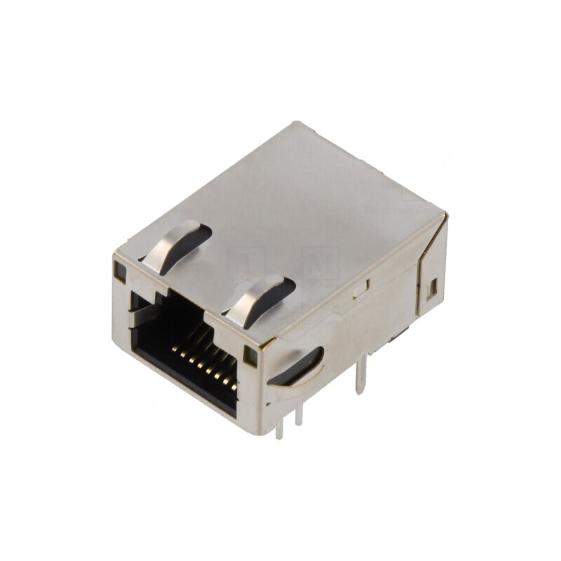 Soclu RJ45 Cat 6a Ecranat cu LED | Electronic-mag.ro | Componente Electronice