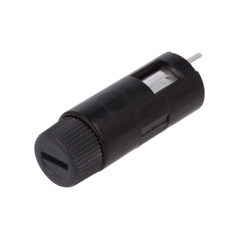 Clemă siguranțe cilindrice 5x20mm 6,3A UL94V-0 | Electronic-mag.ro | Componente Electronice