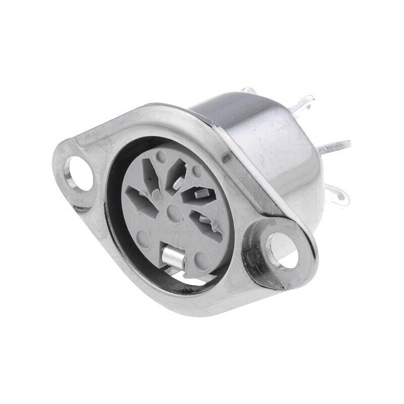 Soclu DIN 5 pini 180° argintat 34V 2A | Electronic-mag.ro | Componente Electronice Soclu DIN 5 pini 180° argintat 34V 2A | Electronic-mag.ro | Componente Electronice