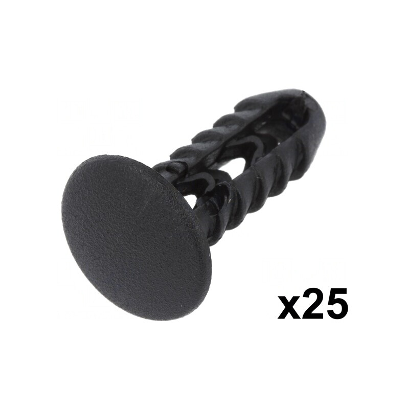 Clips pentru tapiţerie Fiat, 25buc, 25,4mm | Electronic-mag.ro | Componente Electronice