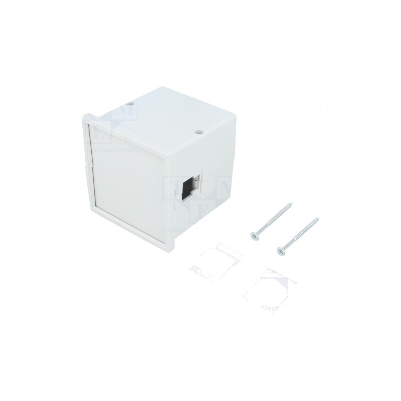 Carcasă panou ABS gri 72x72x73mm | Electronic-mag.ro | Componente Electronice