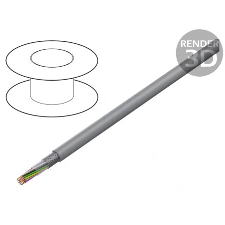 Cablu Ecranat LiY-CY 18x0,25mm PVC Cupru | Electronic-mag.ro | Componente Electronice