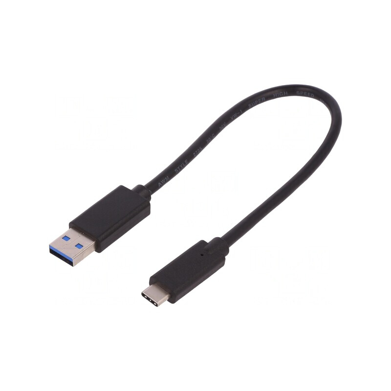 Cablu USB 3.0 USB A la USB C 0,25m | Electronic-mag.ro | Componente Electronice