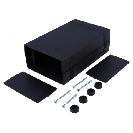 Carcasă ABS Neagră 92x147x50mm | Electronic-mag.ro | Componente Electronice