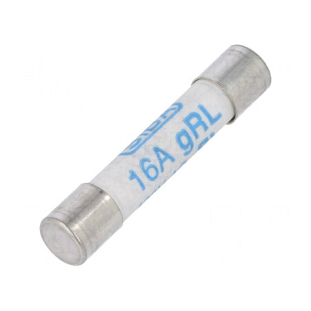 Siguranță ceramică cilindrică 16A 400VAC | Electronic-mag.ro | Componente Electronice