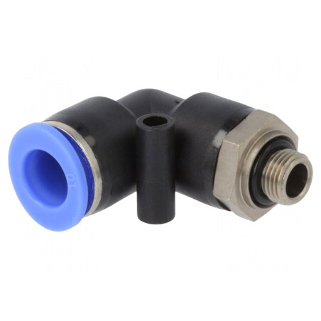 Racord push-in unghiular PBT G 1/8 0-60°C | Electronic-mag.ro | Componente Electronice