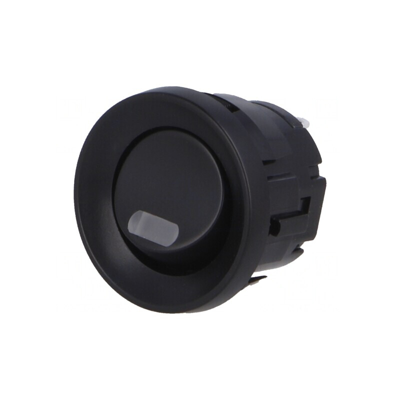 Comutator Rocker ON-OFF cu LED Negru 3A/250V | Electronic-mag.ro | Componente Electronice
