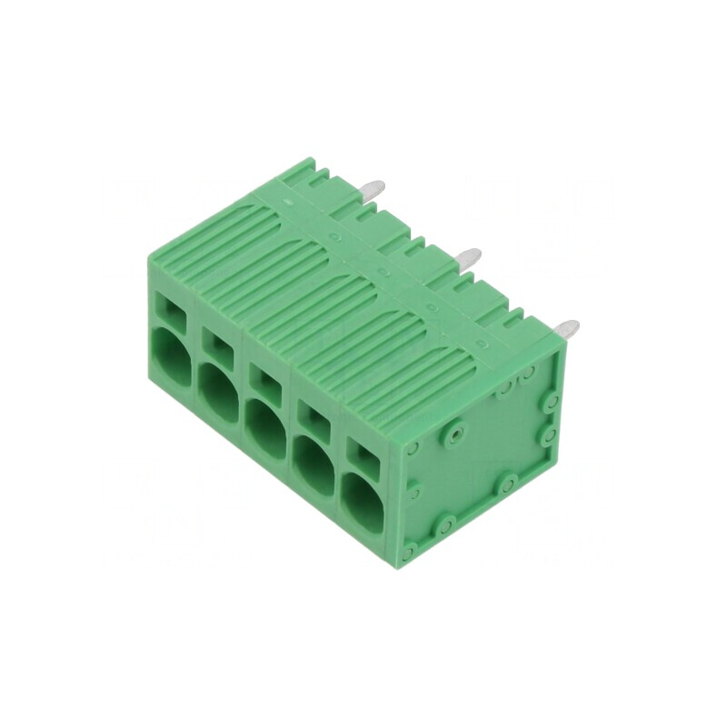 Regletă de Conexiuni PCB 7,5mm 5 Piste | Electronic-mag.ro | Componente Electronice