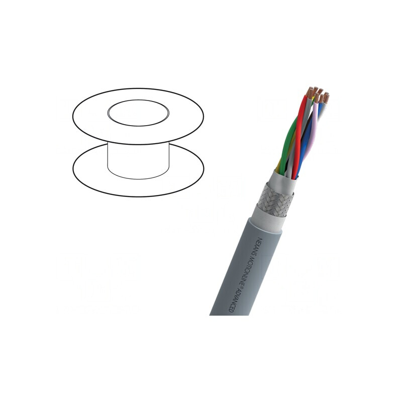 Cablu MOTIONLINE® Advanced 4x2x0.34mm2 PVC Gri 300V | Electronic-mag.ro | Componente Electronice