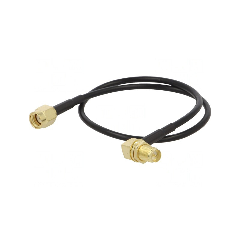 Cablu 50Ω 0,3m RP-SMA tată-mamă negru unghi drept | Electronic-mag.ro | Componente Electronice Cablu 50Ω 0,3m RP-SMA tată-mamă negru unghi drept | Electronic-mag.ro | Componente Electronice