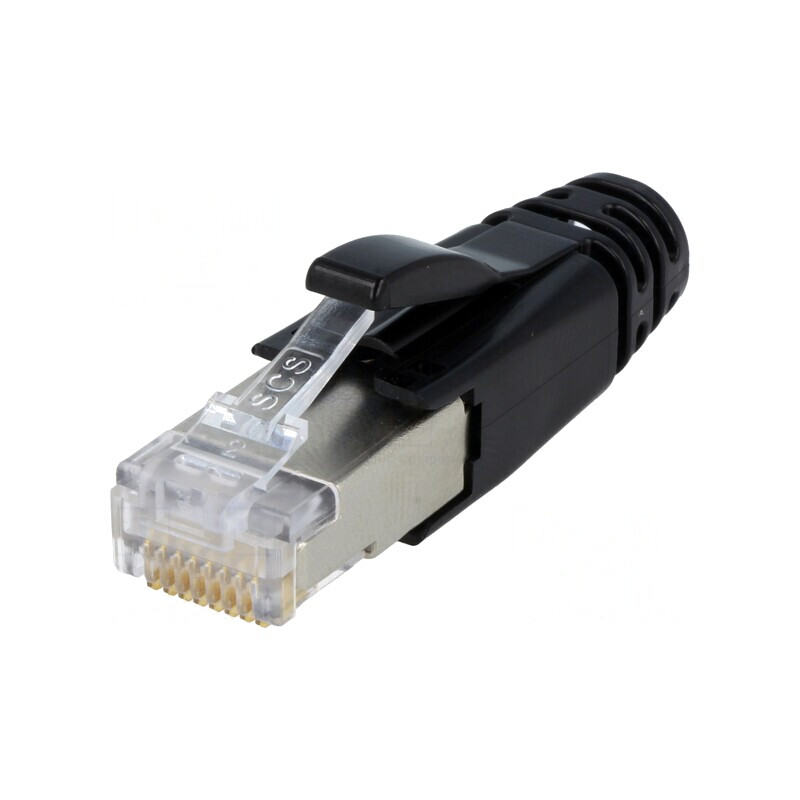 Mufă RJ45 8P8C Ecranată IDC Crimpată | Electronic-mag.ro | Componente Electronice