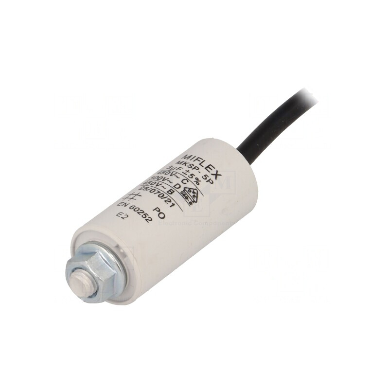 Condensator Motor 3uF 450V Ø25x53mm | Electronic-mag.ro | Componente Electronice Condensator Motor 3uF 450V Ø25x53mm | Electronic-mag.ro | Componente Electronice