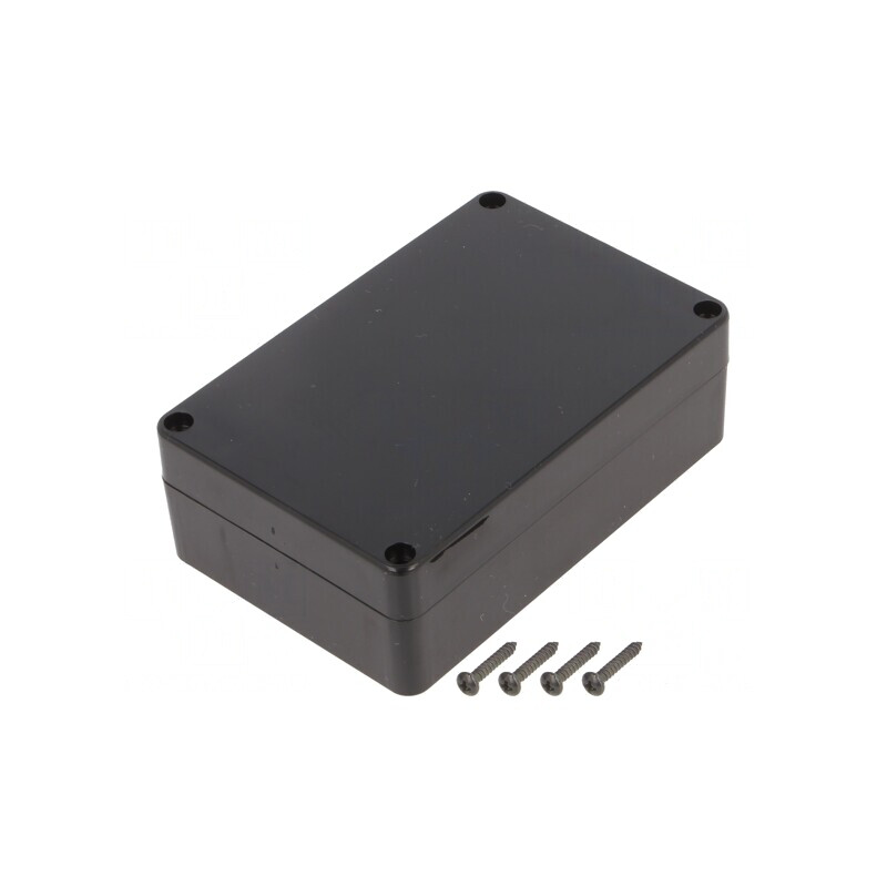 Carcasă universală ABS neagră IP65 70x105x35 mm | Electronic-mag.ro | Componente Electronice