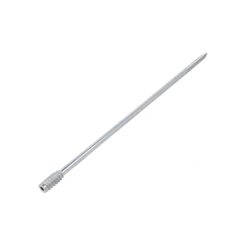 Șurub Lemn 6x250 fără Cap HEX 4mm Oțel Zincat | Electronic-mag.ro | Componente Electronice