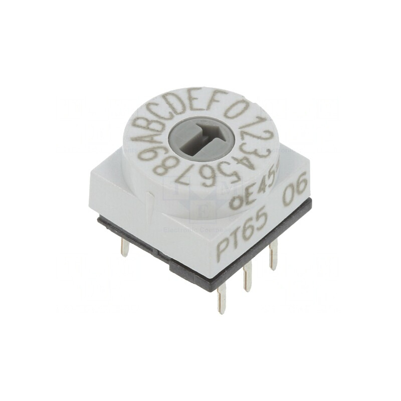 Întrerupător Codificare HEX/BCD 16 Poz THT 80mΩ | Electronic-mag.ro | Componente Electronice