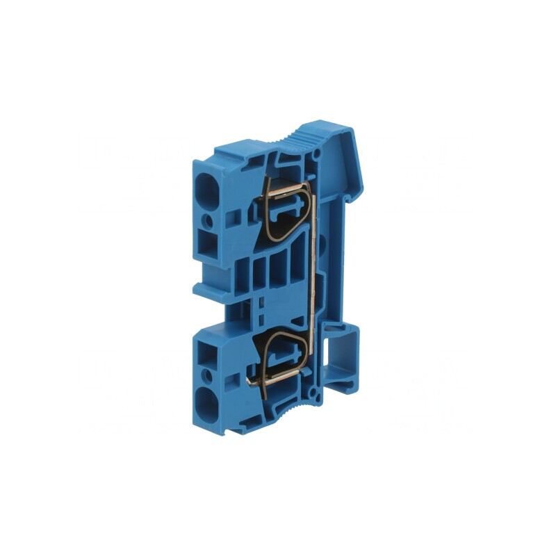 Conector Șine 0.2-16mm² 1 Pista 2 Borne Albastru | Electronic-mag.ro | Componente Electronice