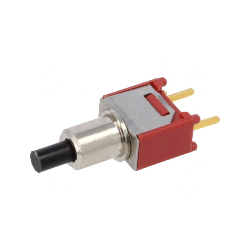 Comutator cu Acționare prin Apăsare 2 Poz SPST-NO THT | Electronic-mag.ro | Componente Electronice