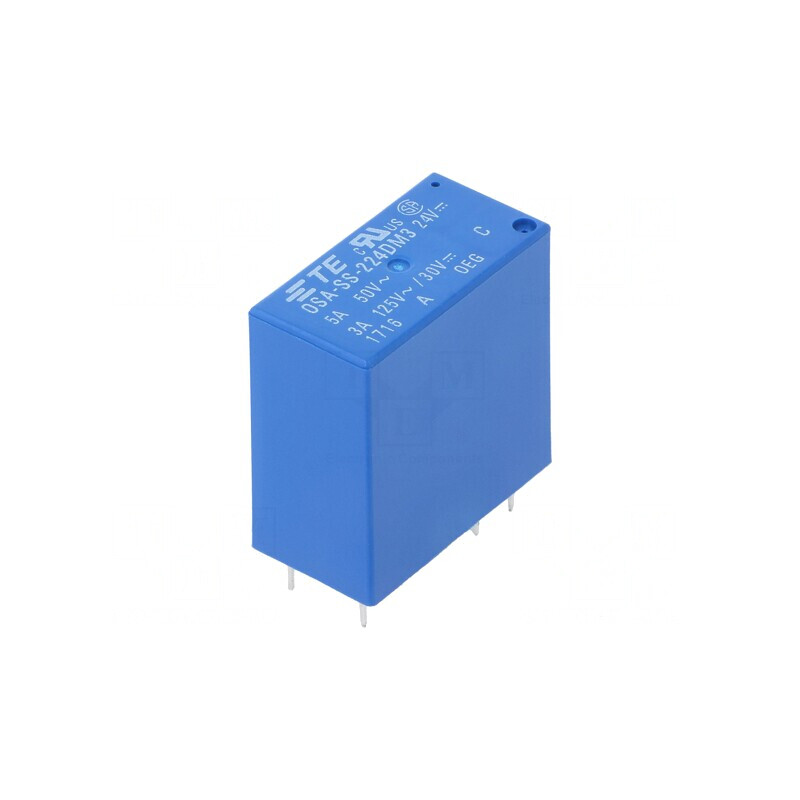 Releu Electromagnetic DPST-NO 24VDC 3A 240VAC | Electronic-mag.ro | Componente Electronice