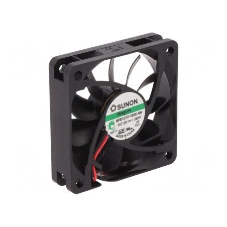 Ventilator axial 12V DC 60x60x15mm 44,62m3/h 34,2dBA | Electronic-mag.ro | Componente Electronice