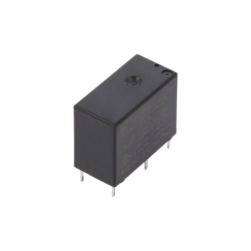 Releu Electromagnetic SPDT 12VDC 10A 5A 277VAC THT | Electronic-mag.ro | Componente Electronice