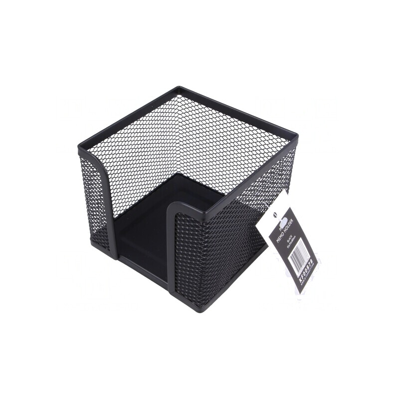 Suport Metalic Negru pentru Cuburi de Hârtie | Electronic-mag.ro | Componente Electronice
