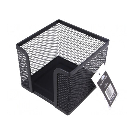 Suport Metalic Negru pentru Cuburi de Hârtie | Electronic-mag.ro | Componente Electronice