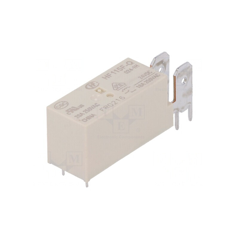 Releu Electromagnetic SPST-NO 24VDC 20A | Electronic-mag.ro | Componente Electronice