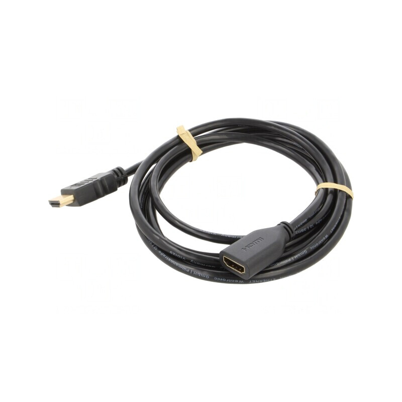 Cablu HDMI 2.0 HDCP 2.2 2m Negru | Electronic-mag.ro | Componente Electronice